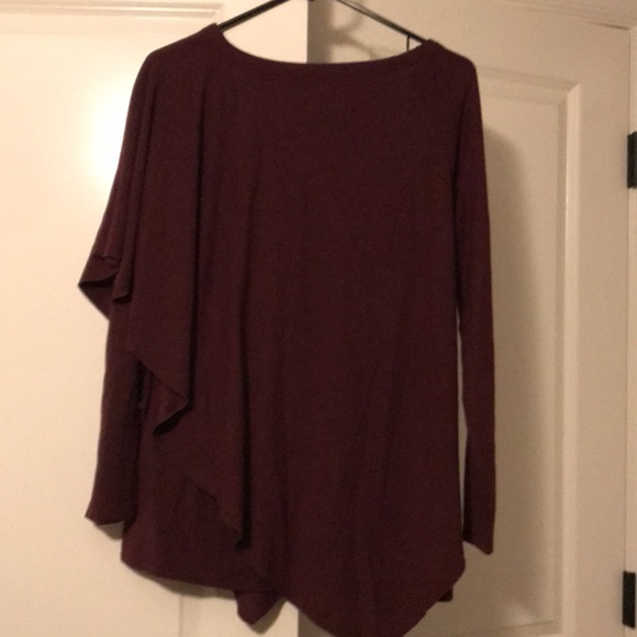 Soft Surroundings Madeline Tunic in Purple Wine - Picture 6 of 8